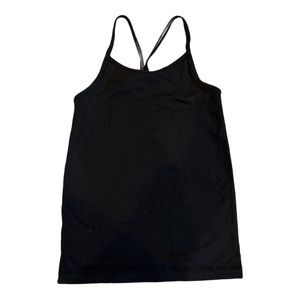 LULULEMON ivivva girls black Racerback tank top